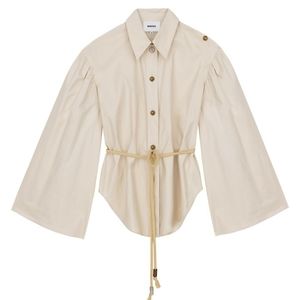 🎶Host Pick🎵Nanushka Peasant Style Mediterranean Blouse